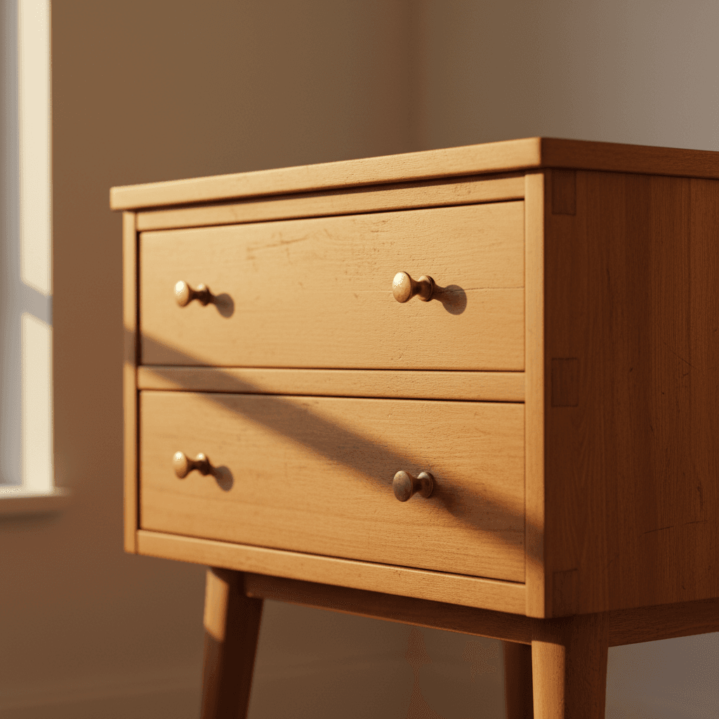 Heirloom items displayed with care and respect
